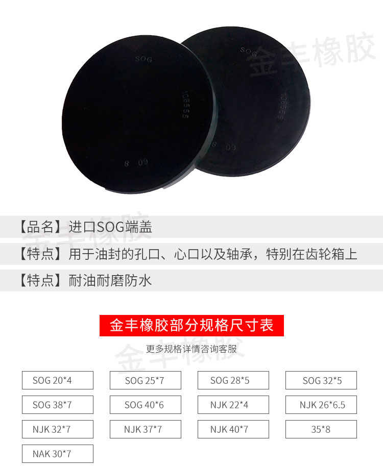 進口sog端蓋